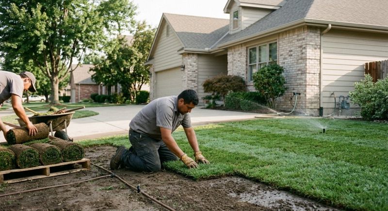 Lawn Installation in Rockwall, TX